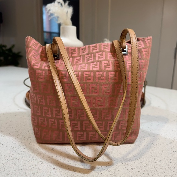 Vintage Fendi Zucchino Mini Tote, with COA - Picture 1 of 15